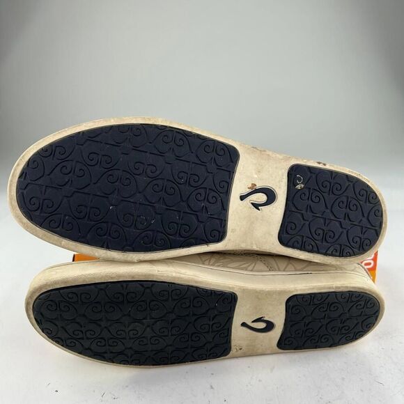 Olukai Pehuea Women's Slip-On US 10 Beige Flats Shoes Loafers - Picture 7 of 10